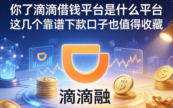 除了滴滴借钱平台是什么平台，这几个靠谱下款口子也值得收藏