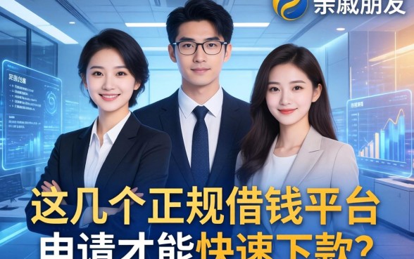 除了亲戚朋友，这几个正规借钱平台如何申请才能快速下款？