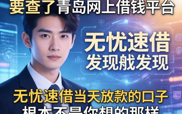 我查了青岛网上借钱平台，发现无忧速借当天放款的口子根本不是你想的那样