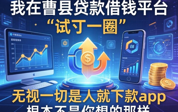 我在曹县贷款借钱平台试了一圈，发现无视一切是人就下款app根本不是你想的那样
