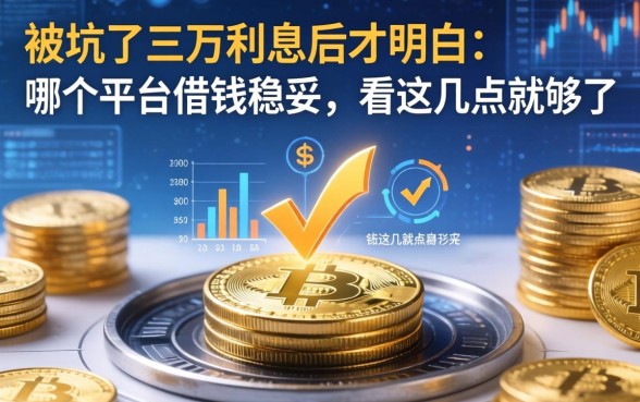 被坑了三万利息后才明白：哪个平台借钱稳妥，看这几点就够了