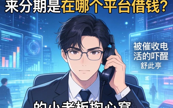 来分期是在哪个平台借钱？一个被催收电话吓醒的小老板掏心窝