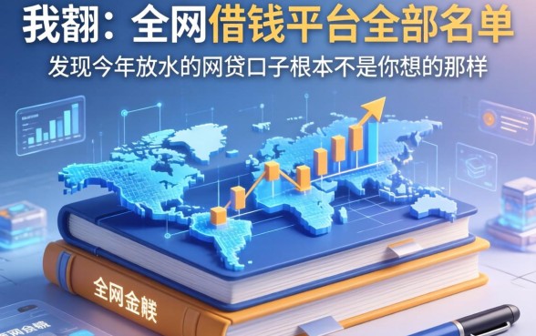 我翻了全网借钱平台全部名单，发现今年放水的网贷口子根本不是你想的那样