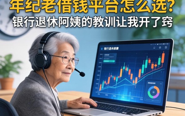 年纪大借钱平台怎么选？银行退休阿姨的教训让我开了窍