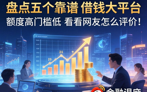 盘点五个靠谱的借钱大平台，额度高门槛低，看看网友怎么评价！