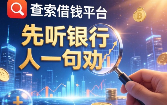 查找所有借钱平台前，先听银行人一句劝