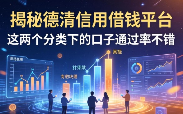 揭秘德清信用借钱平台：这两个分类下的口子通过率不错