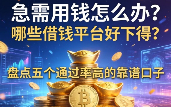急需用钱怎么办？哪些借钱平台好下得？盘点五个通过率高的靠谱口子