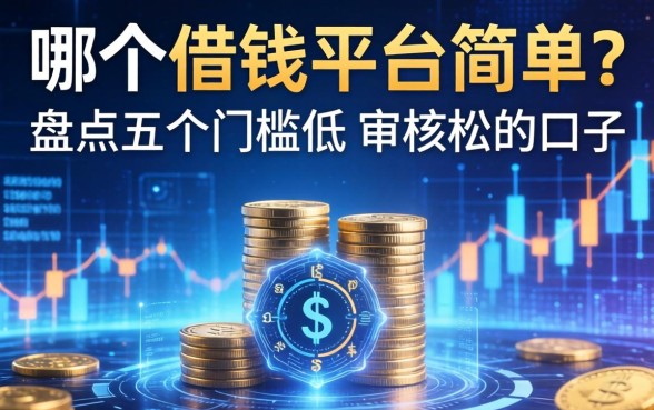 哪个借钱平台简单？盘点五个门槛低、审核松的口子