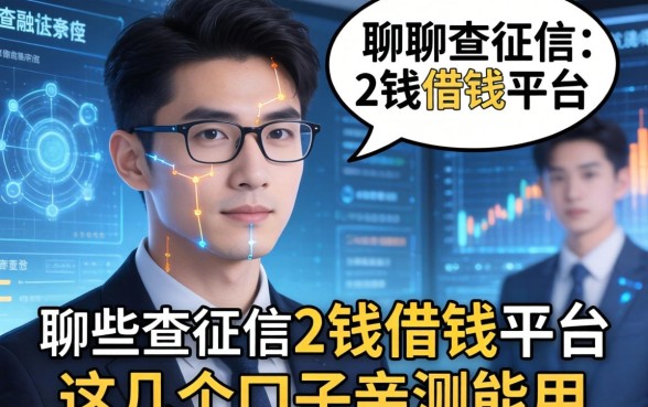 聊聊那些不查征信的2钱借钱平台，这几个口子亲测能用