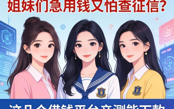 姐妹们急用钱又怕查征信？这几个女生借钱平台亲测能下款