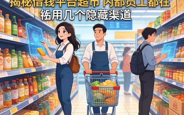揭秘借钱平台超市：内部员工都在用的几个隐藏渠道