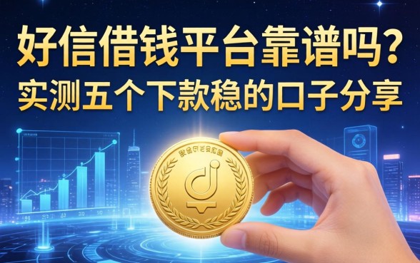 好信借钱平台靠谱吗？实测五个下款稳的口子分享