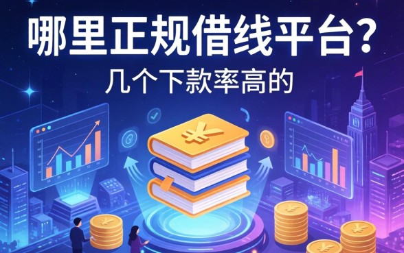 哪里可以正规借钱的平台？整理了几个下款率高的