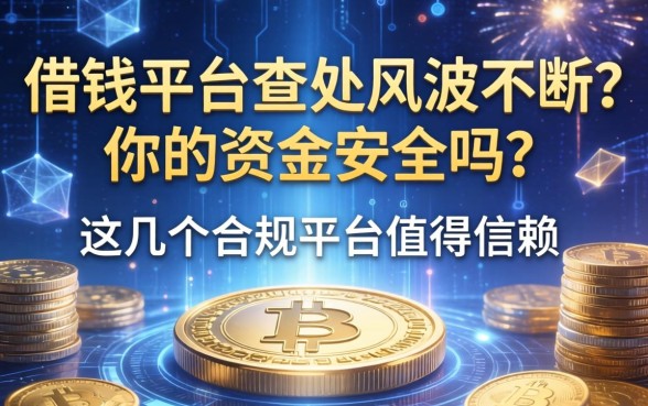 借钱平台查处风波不断？你的资金安全吗？这几个合规平台值得信赖