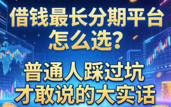 借钱最长分期平台怎么选？普通人踩过坑才敢说的大实话