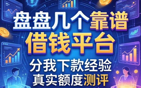 盘点几个靠谱的借钱平台，分享我的下款经历和真实额度测评