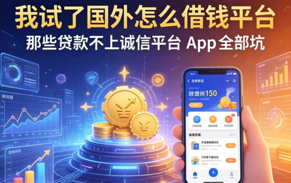 我试了国外怎么借钱平台，发现那些贷款不上诚信平台的app全是坑
