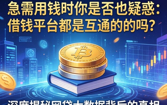 急需用钱时你是否也疑惑：借钱平台都是互通的吗吗？深度揭秘网贷大数据背后的真相