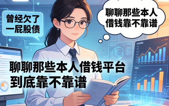 曾经欠了一屁股债，聊聊那些本人借钱的平台到底靠不靠谱