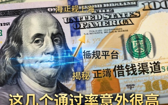 揭秘上海正规平台借钱渠道，这几个通过率意外很高