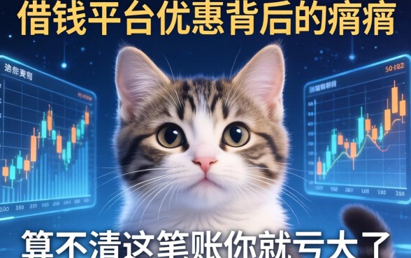 借钱平台优惠背后的猫腻，算不清这笔账你就亏大了