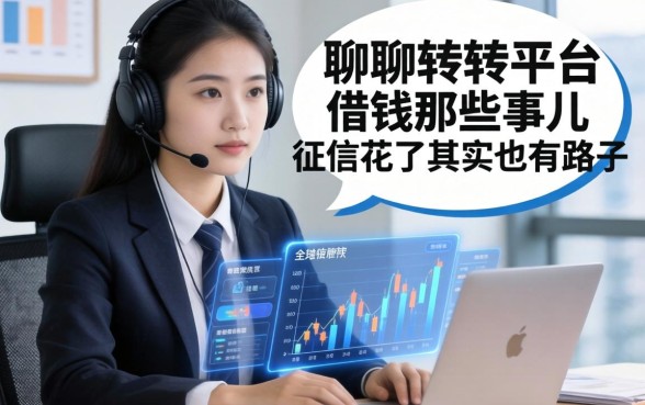 聊聊在转转平台借钱那些事儿：征信花了其实也有路子