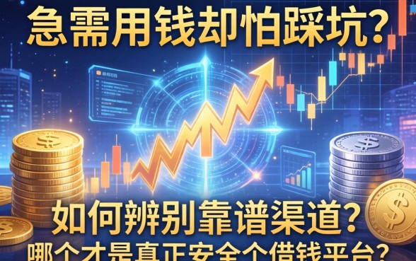 急需用钱却怕踩坑？如何辨别靠谱渠道？哪个才是真正安全个借钱平台？