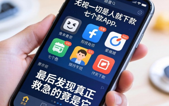 我手机里装了七个无视一切是人就下款的app，最后发现真正救急的竟是它