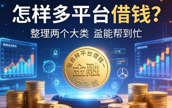 怎样多平台借钱？整理了两个大类希望能帮到忙