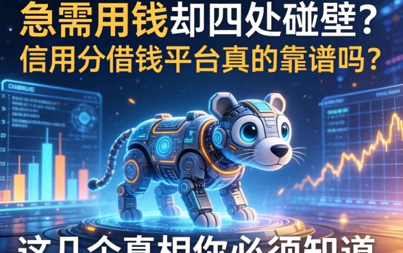 急需用钱却四处碰壁？信用分借钱平台真的靠谱吗？这几个真相你必须知道