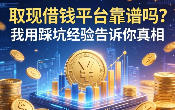 取现借钱平台靠谱吗？我用踩坑经历告诉你真相