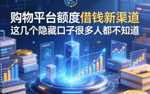购物平台额度借钱新渠道，这几个隐藏口子很多人都不知道