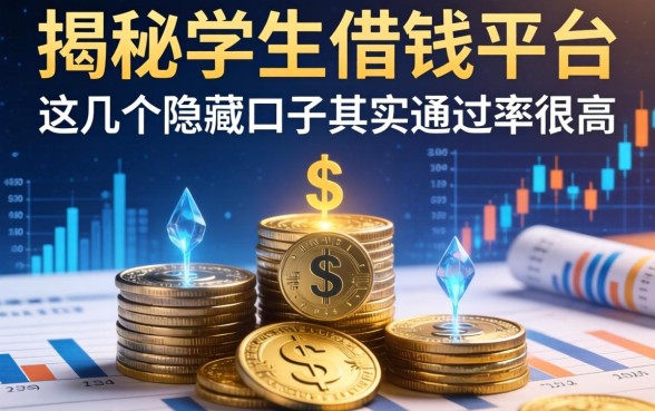 揭秘学生借钱平台：这几个隐藏口子其实通过率很高