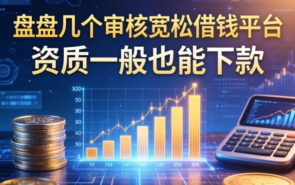 盘点几个审核宽松的借钱平台，资质一般也能下款