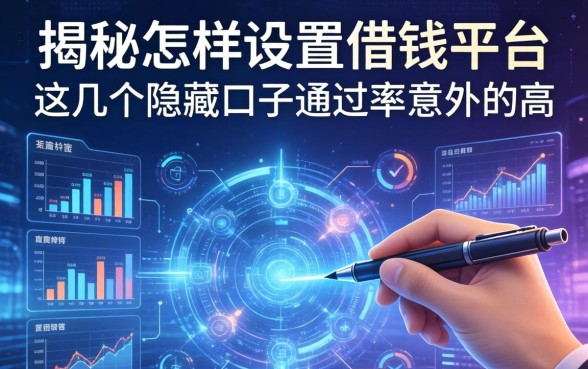 揭秘怎样设置借钱平台,这几个隐藏口子通过率意外的高