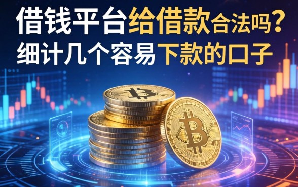 借钱平台不给借钱合法吗？细数几个容易下款的口子