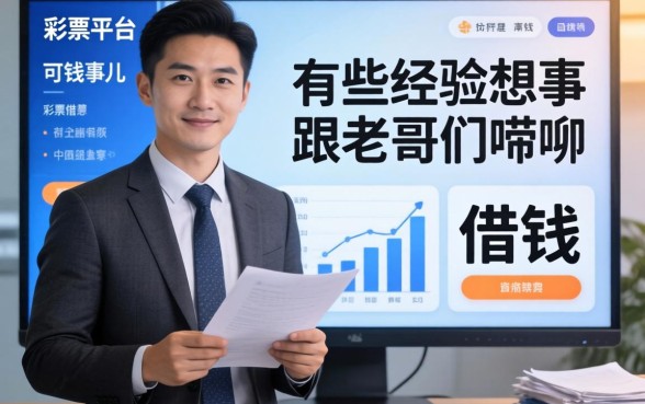 关于彩票平台可以借钱这事儿，有些经验想跟老哥们唠唠