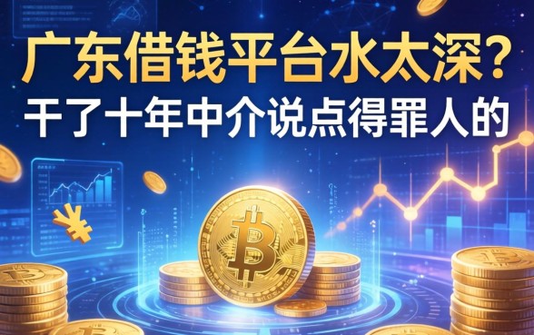 广东借钱平台水太深？干了十年中介说点得罪人的