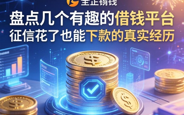 盘点几个有趣的借钱平台：征信花了也能下款的真实经历