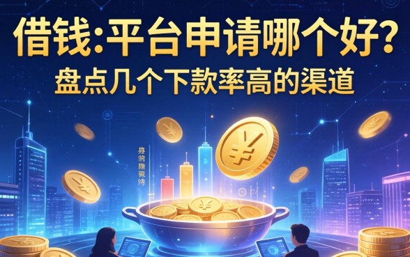 借钱的平台申请哪个好？盘点几个下款率高的渠道