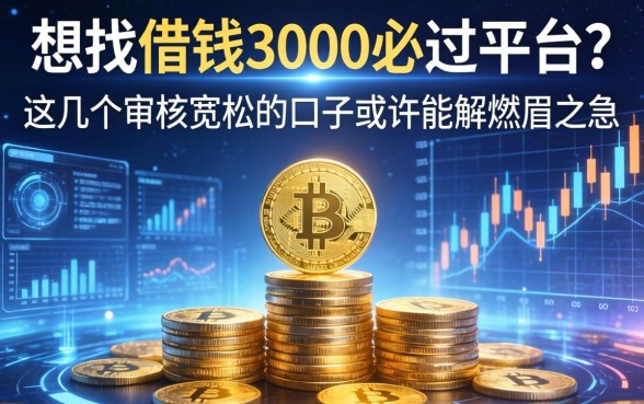 想找借钱3000必过平台？这几个审核宽松的口子或许能解燃眉之急