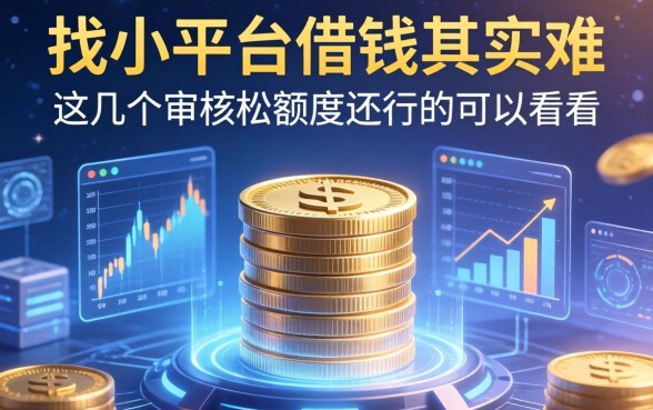 找小平台借钱其实不难，这几个审核松额度还行的可以看看