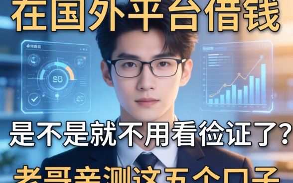 在国外平台借钱是不是就不用看征信了？老哥亲测这五个口子