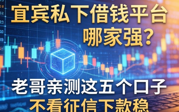 宜宾私下借钱平台哪家强？老哥亲测这五个口子不看征信下款稳