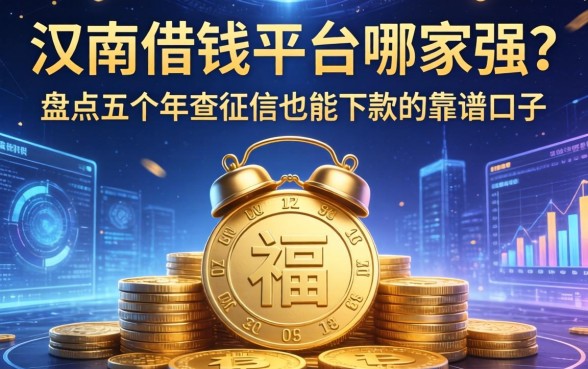 汉南借钱平台哪家强？盘点五个不查征信也能下款的靠谱口子