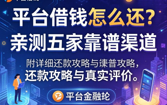 平台借钱怎么还？亲测五家靠谱渠道，附详细还款攻略与真实评价