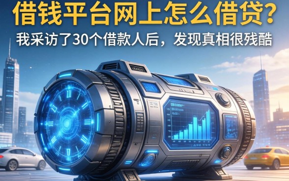 借钱平台网上怎么借钱？我采访了30个借款人后，发现真相很残酷