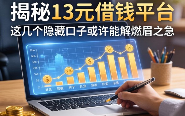揭秘13元借钱平台：这几个隐藏口子或许能解燃眉之急