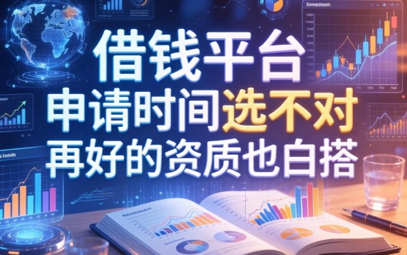借钱平台申请时间选不对，再好的资质也白搭